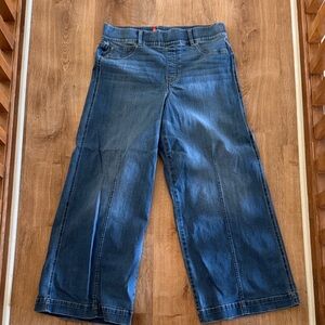 SPANX Flare Wide Leg Jeans in Blue